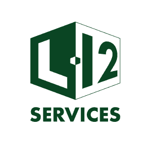 L-12 Logo_Forest Green_300x300_White_Green_Services